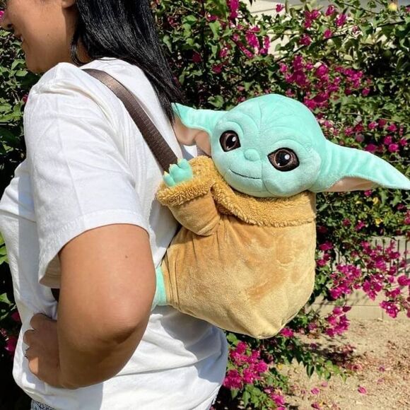 Disney Loungefly Star Wars The Mandalorian Child Baby Yoda mini backpack nwt - Picture 1 of 11